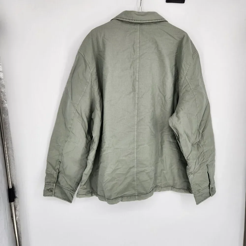 Alesbury Men's Green XXL Garment Dyed Ripstop Jacket NWT